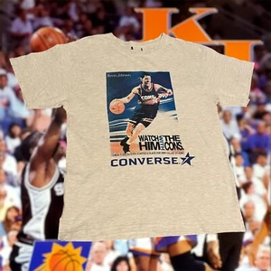 Vintage 90s NBA Kevin Johnson Phoenix Suns Converse Basketball Tee - Picture 1 of 7