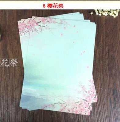 48pcs Vintage Retro Design Writing Stationery Print Paper Letter Paper - Image 1 of 4