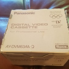Box of 4 Panasonic Professional Digital Video Cassette Mini Dv Tape Ay-Dvm63Mq