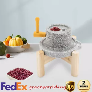 Manual Stone Mill Household For Hand Milled Rice Corn Soy Flour Grinder - Picture 1 of 18