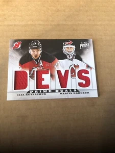 2012-13 Panini Prime Dual Jerseys #2 Martin Brodeur/Ilya Kovalchuk 167/200 - Picture 1 of 2