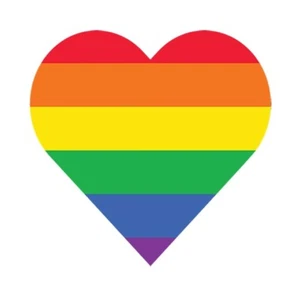 25 Regenbogen Herz Valentinstag Aufkleber Party Gastgeschenk Handwerk Stolz Lehrerbedarf - Bild 1 von 2