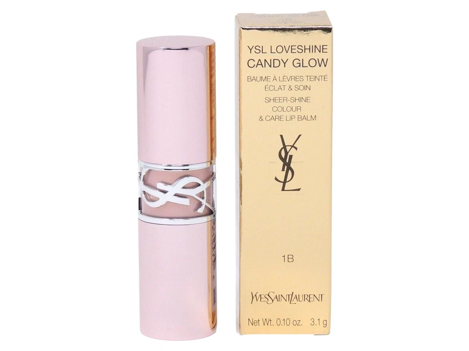 YSL YVES SAINT LAURENT LOVESHINE CANDY GLOW 1B ROSA NASCER DO SOL 0,10 oz BÁLSAMO LABIAL - Imagem 1 de 1