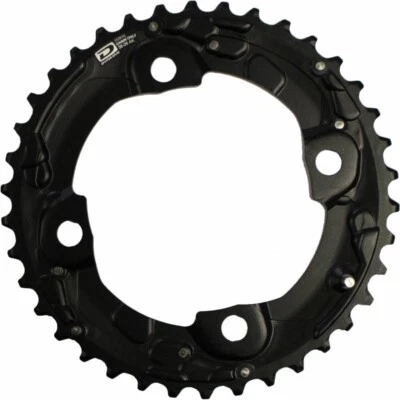 Plato Shimano Deore FC-M615 (AK) 38T negro Foto 1 de 2