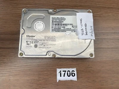 Maxtor D740X-6L MX6L040J2 40GB 3.5" Internal IDE HDD Hard Drive - Tested Working - Image 1 of 3