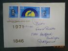 Dreierstreifen Ersttagsbrief DDR FDC 1971 Carl Zeiss Jena Mi.1714-16 Stempel Ros