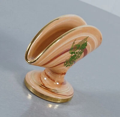 delicato porta tovaglioli in ceramica porta tovaglioli dipinto a mano con dec... - Immagine 1 di 4