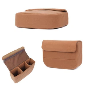 Lens Case Storage Bag Camera Insert Liner Protective Cover SLR DSLR Padded Pouch - Picture 1 of 13