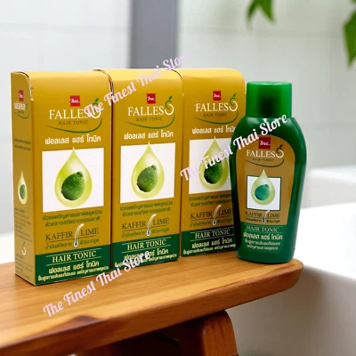 BSC FALLESS Hair Tonic Kaffir Lime Regrowth Prevention 90ml pack of 3 - Image 1 of 3