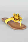 New Flip Flop Thong Flower Flat Sandals White Yellow Pink Blue Black 6 7 8 9 10