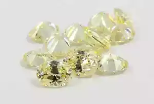 Piedras sueltas ovaladas de circonio cúbico amarillo canario 6A de calidad superior (3x2 mm - 20x15 mm) - Imagen 1 de 1