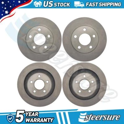 Комплект переднего заднего ротора дискового тормоза для Pontiac Firebird 1993 1994 1995-1997 годов выпуска - Изображение 1 из 4