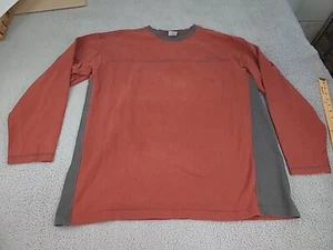Columbia Long Sleeve Shirt Mens XXL Orange Grey - Picture 1 of 8