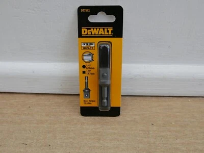 DeWALT DT7512 IMPACT DRIVER  1/2" SQUARE TO 1/4" HEX ADAPTOR - Image 1 of 3