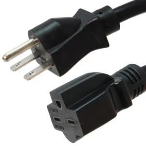 Cavo di prolunga NEMA 6-15 - 15A/250V 12 AWG - scatola di ferro # IBX-6150 - Foto 1 di 2