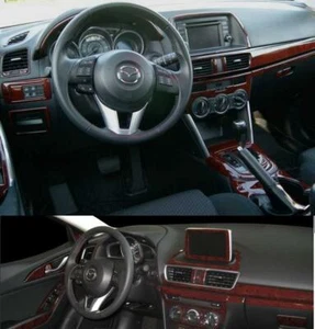 MAZDA CX5 CX-5 CX 5 INTERIOR WOOD DASH TRIM KIT SET 17 2018 2019 2020 2021 2022 - Foto 1 di 9