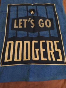 Los Angeles Dodgers Lets Go Dodgers Rallye Handtuch SGA 2018 World Series Spiel 5 Neu - Bild 1 von 3