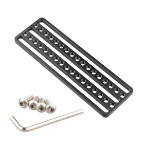 CAMVATE Mounting Cheese Plate with 1/4" Thread Holes For Monitor Cage - Picture 1 of 5