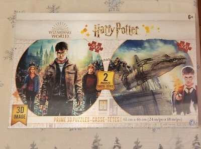  Harry Potter Mundo Mágico Rompecabezas 3D - 500 Piezas Paquete de 2 Nuevo Precintado Foto 1 de 4