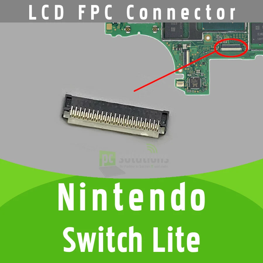 ✅ Nintendo Switch Lite Console LCD FPC Connettore Schermo Display Connettore
