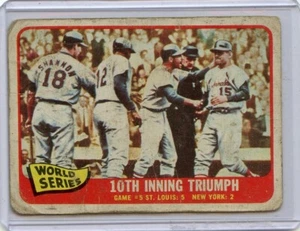 1965 Topps 10th Inning Triumph St. Louis Cardinals WS5 #136 ⭐️💥🎯Original - Bild 1 von 2