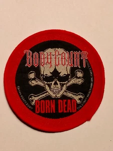 Body Count Born Dead 1994 RARO parche de música vintage rock hiphop - Imagen 1 de 2
