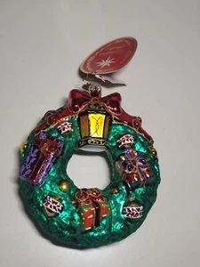Christopher Radko Wreath Full of Gifts 2018 Christmas Ornament 1019999 With Tag - Picture 1 of 6