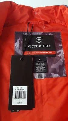 MSRP$225.- NWT Victorinox Men's Swiss Army Concorde Insulated Vest-Grey M-L-XL   - Image 1 of 4