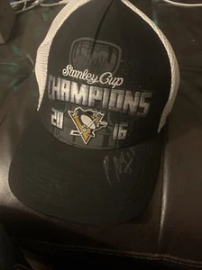47 Brand Pittsburgh Penguins 2016 Stanley Cup Champions NHL Hockey Hat Cap - Picture 1 of 12