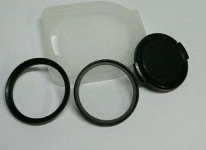 Olympus Trip 35 Accessory 43.5mm Step Up Ring, Lens Cap & UV Filter - Picture 1 of 6