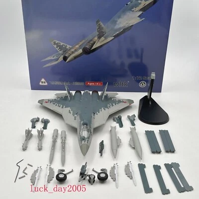Wltk Russian Air Force Sukhoi Su-57 Felon #01 Stealth Fighter 1/72 Diecast Model - Image 1 of 4