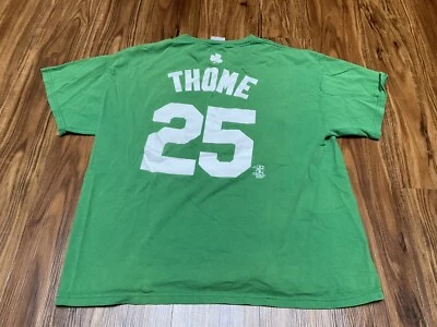 Camisa Jersey Vintage CHICAGO WHITE SOX Jim Thome MLB Y2K St Patrick’s Day Verde - Imagem 1 de 4