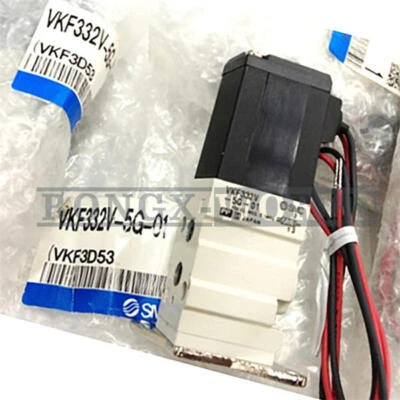 ONE SMC Solenoid Valve VKF332V-5G-01 NEW - Image 1 of 4