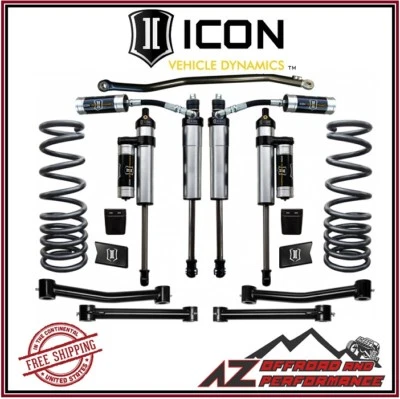 ICON 2.5" Suspension System Stage 4 For 2003-2012 Dodge Ram 2500 3500 4WD - Image 1 of 4