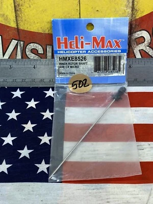 HELI-MAX HMXE8526 Inner Rotor Shaft for: AXE CX MICRO ~NEW~ USA SHIPPED - Image 1 of 2