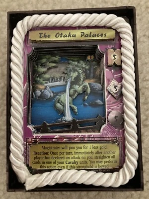 The Otaku Palaces 3D Stronghold L5R CCG Legend Five Rings Unicorn Clan Very Cool - Image 1 of 2