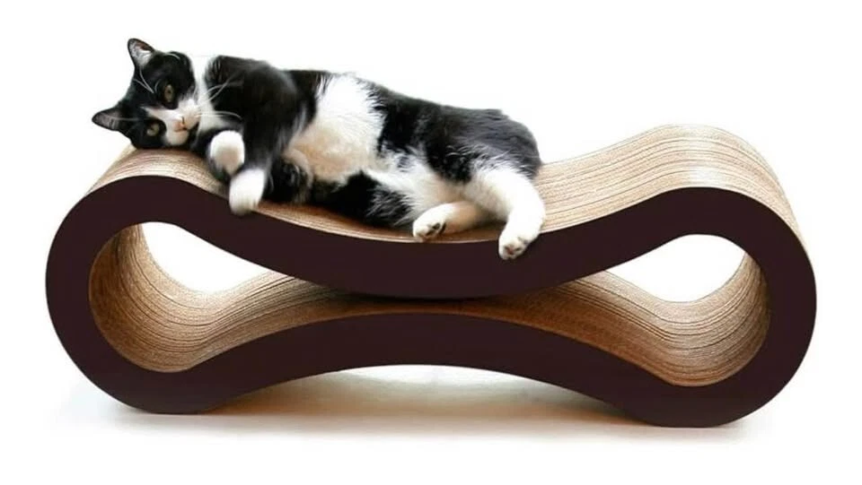PetFusion PF-CL1 Ultimate Cat Scratcher Lounge - Marrom nogueira - Imagem 1 de 1