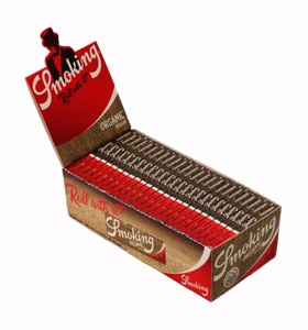 1 Box (50x) Smoking Organic Regular Blättchen Bio-Hanf kurz Hemp Papers short - Picture 1 of 4