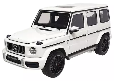 Minichamps 1/18 Scale 110 037065 - 2018 Mercedes AMG G63 - White - Image 1 of 4