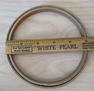 Vintage 5" Wooden  Round Embroidery Hoop Felt Cushion Unbranded - Image 1 of 4