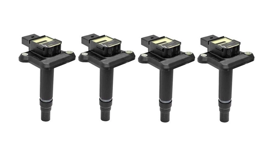 Juego de 4 bobinas de encendido con conector de bujía BERU para Audi, Volkswagen Foto 1 de 1