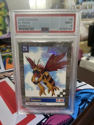 PSA 9 2000 Upper Deck Digimon CCG Series 2 #8 Flymon  - Image 1 of 4