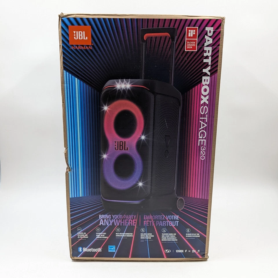 JBL PartyBox Stage 320 Portable Party Speaker