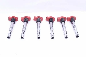 Audi A4 A5 A6 A8 Q5 Q7 R8 S4 S5 S6 S8 SQ5 Ignition Coil Set of Six OEM Used - Picture 1 of 7