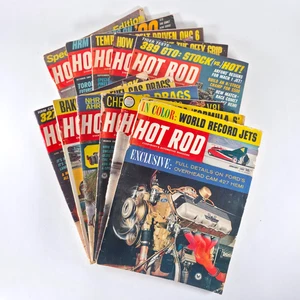 Hot Rod Magazine 1965 Lot 11 Issues Ford 427 Hemi Muscle Cars Drag Racing Set - Picture 1 of 12