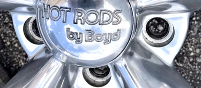 Vintage Hot Rods by Boyd Aluminum Wheels 18 X 7   Backspacing 4 1/2 " - Image 1 of 4