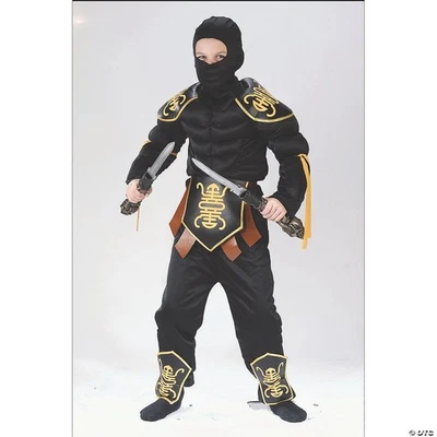 Ninja Warrior Muscle Costume 12-14 – Boys Halloween Cosplay Outfit - Image 1 of 4