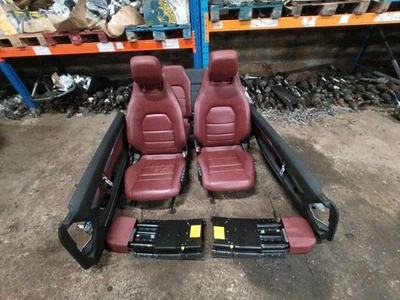 MERCEDES-BENZ E Cabriolet A207 Complet RED Cuir Intérieur Siège Porte Cartes - Image 1 of 4