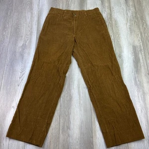 Charleston Khakis Cordhose Herren 32x30 braun vorne flach Baumwollhose Männer - Bild 1 von 10