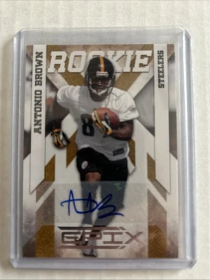 2010 Panini Epix - Rookie Antonio Brown #107 Signatures /499 (AU, RC) - Image 1 of 2